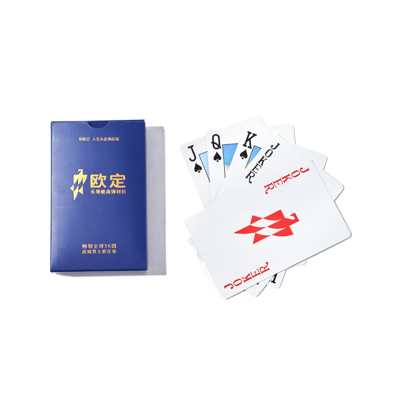 Ensemble de voyage de cartes de poker imperméables et résistantes aux rayures