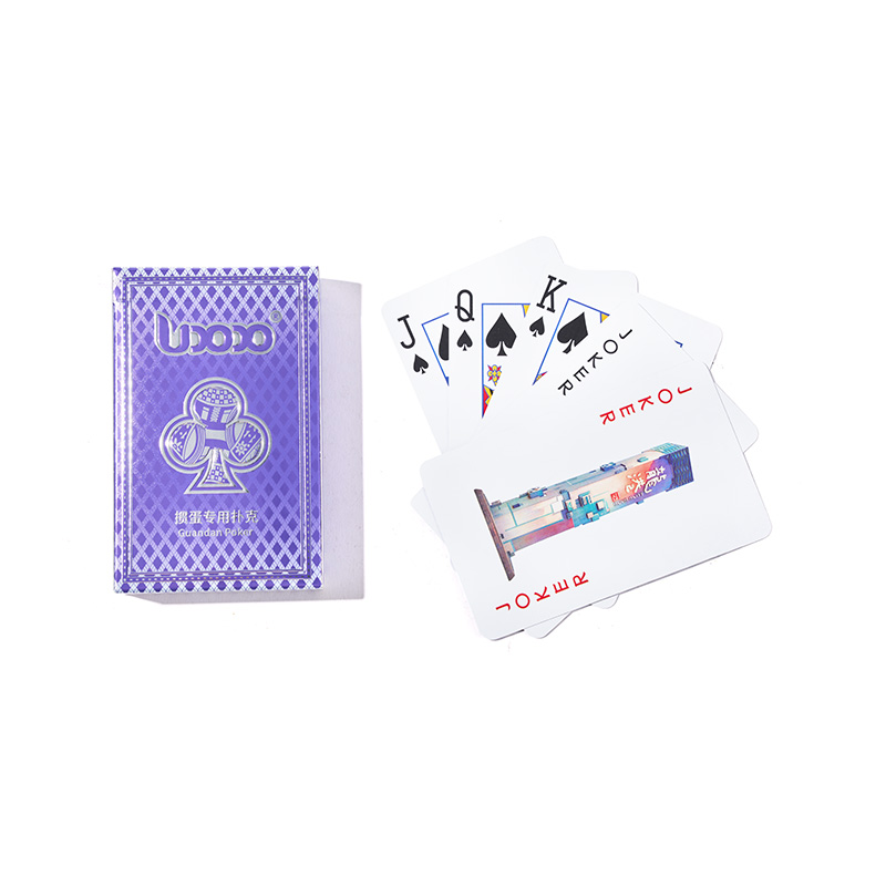 Jeu de cartes de poker flexibles et durables en PVC