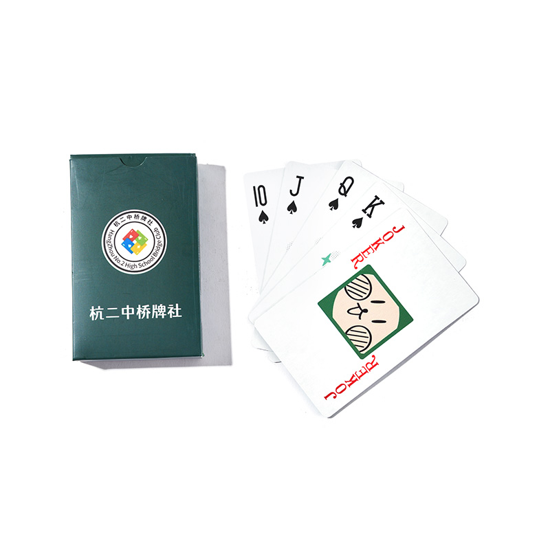 Coffret cadeau de cartes à jouer de poker en feuille d'or de luxe