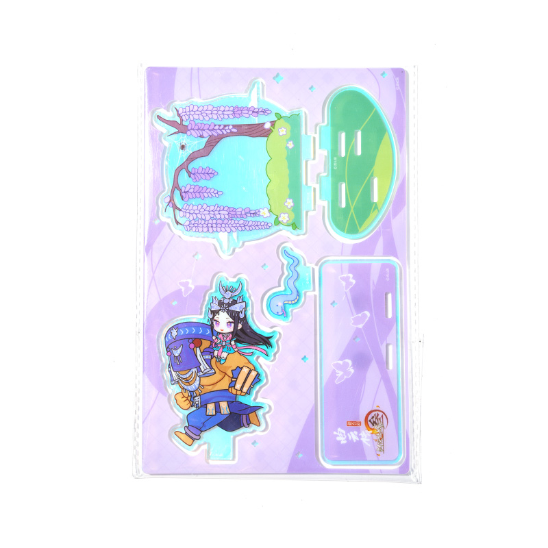 Ensemble de collection de présentoirs de figurines en acrylique Anime