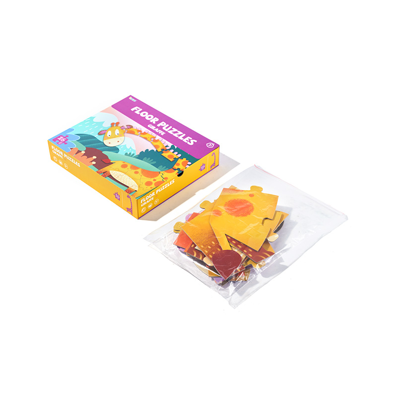 Coffret cadeau éducatif en bois pour enfants avec puzzle