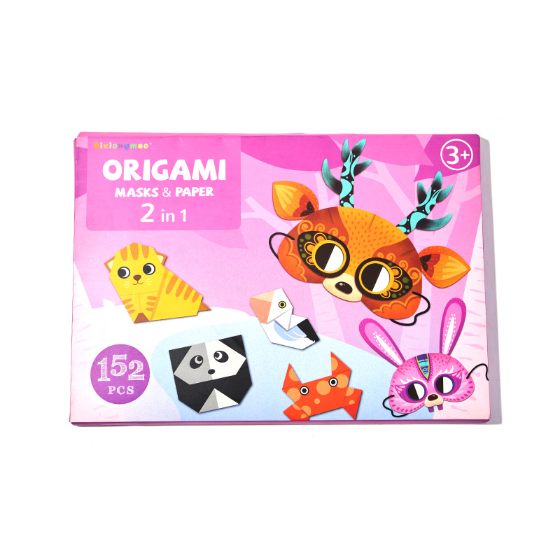 Kit d’origami DIY kit de papier de pliage de loisirs créatifs pour enfants