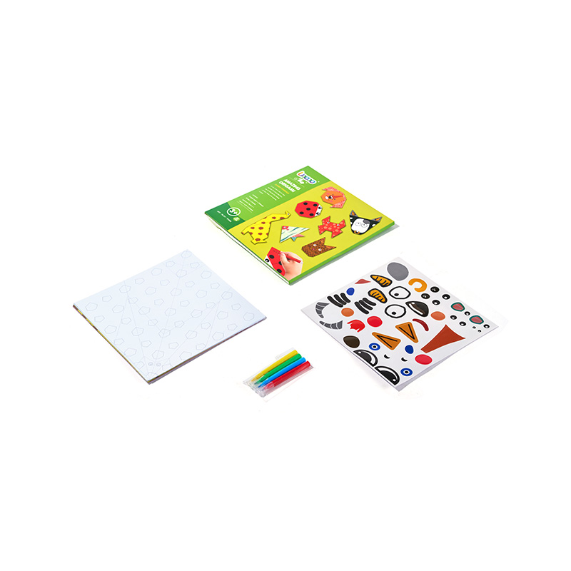Kit d’origami STEAM, kit éducatif de pliage papier de loisirs créatifs