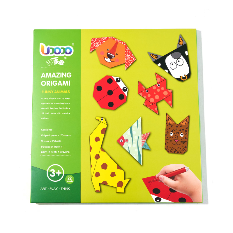 Kit d’origami STEAM, kit éducatif de pliage papier de loisirs créatifs