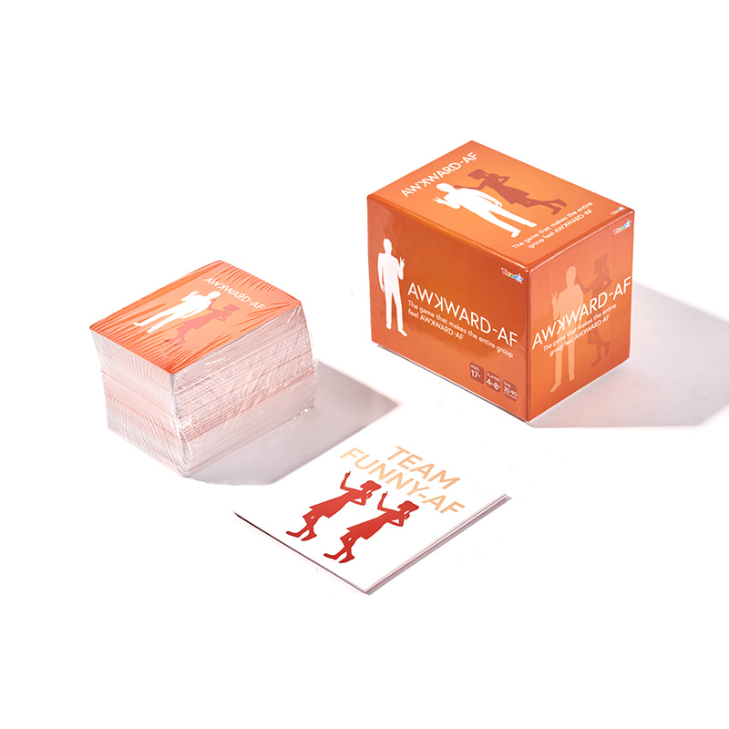 Coffret ludique interactif de cartes pour jeux de soirée familial