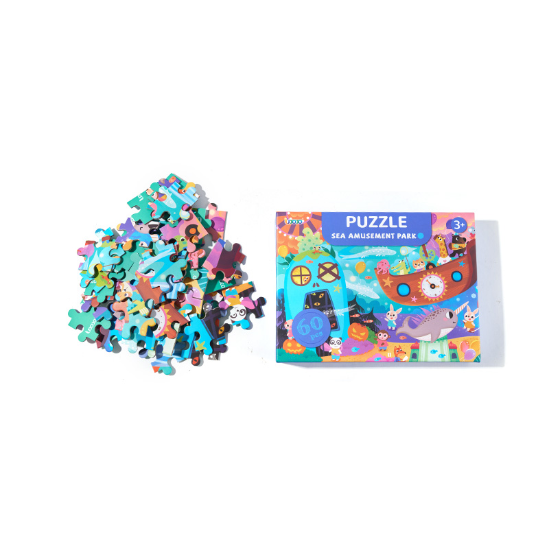 Coffret de puzzle de jouet éducatif Montessori pour enfants