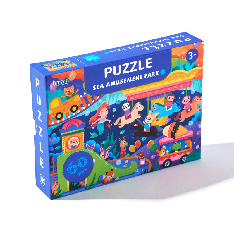 Ensemble d'entraînement créatif aux compétences cérébrales pour enfants avec puzzle