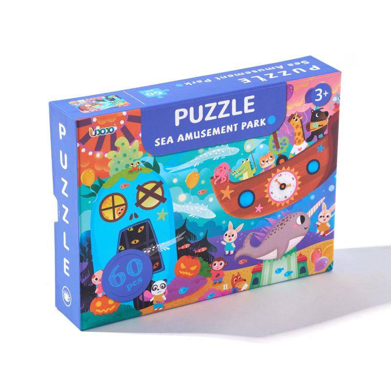 Coffret d’activités éducatif de puzzle coloré pour enfants