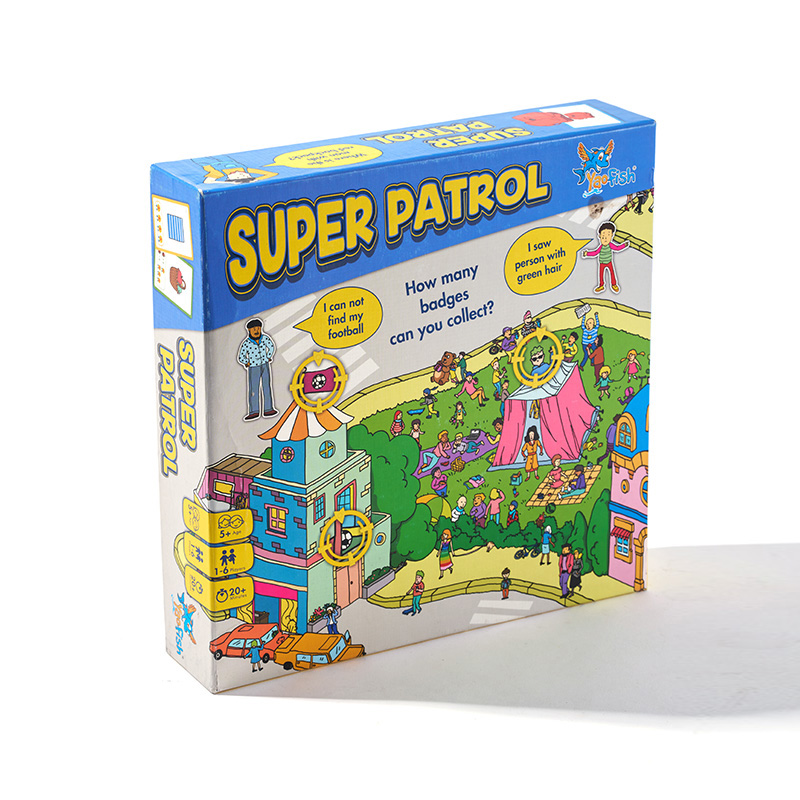 Coffret de défi d’équipe de jeu de plateau familial coopératif