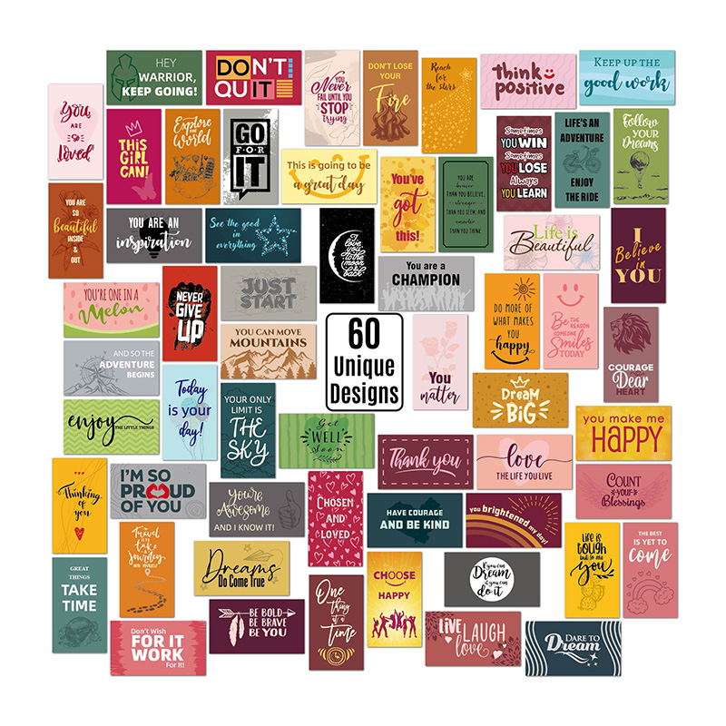Ensemble de mini-cartes postales