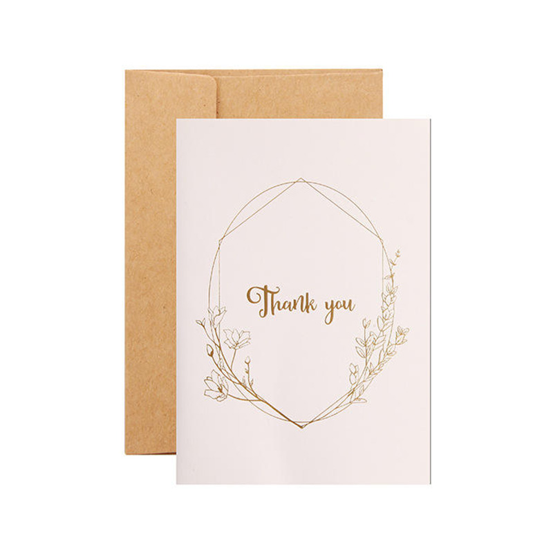 Ensemble de cartes de vœux à imprimé floral