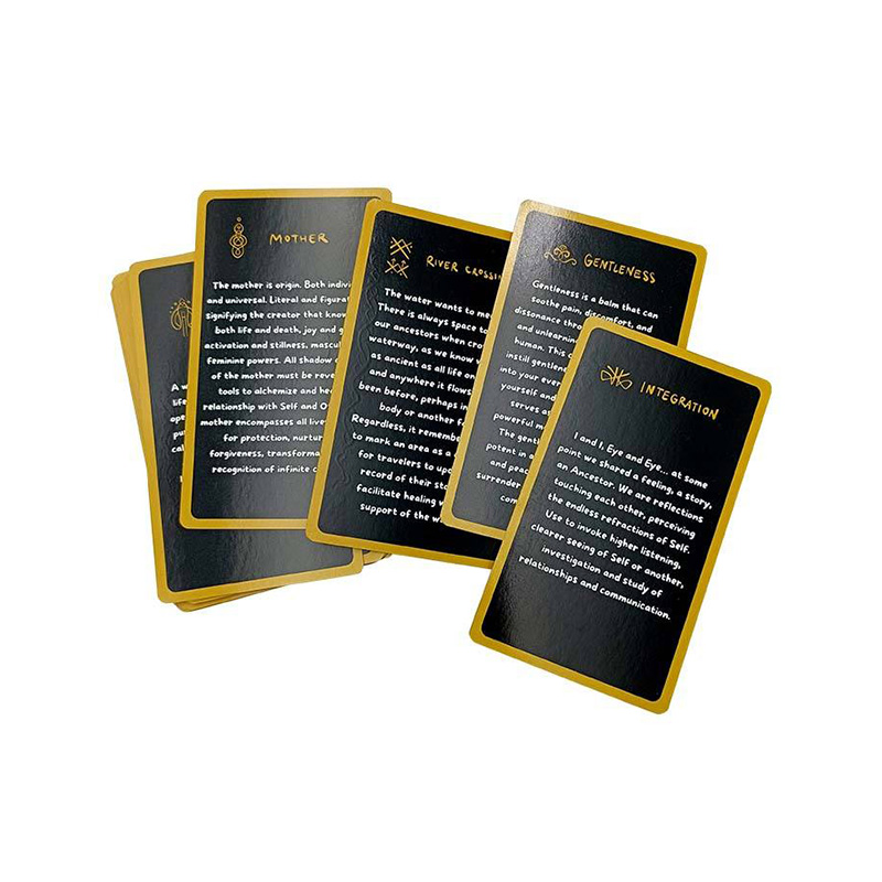 Cartes de prière des Écritures Gold Edge
