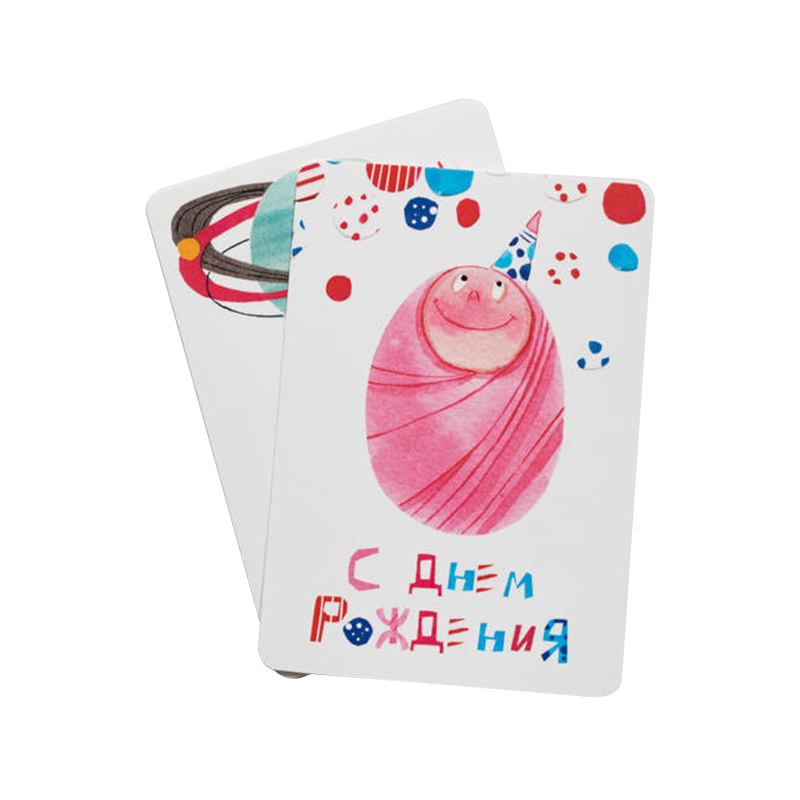 Cartes postales d’illustration de dessin animé