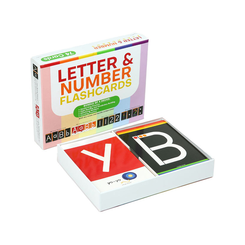 Jeu de cartes flash de jeu et d’apprentissage personnalisé – Collection de jeux de cartes éducatifs