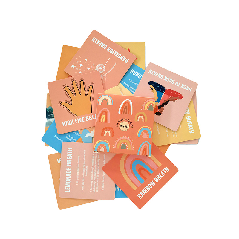 Cartes d'activités sur la respiration
