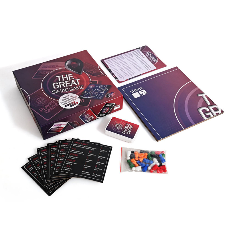 Jeu de société de stratégie de voyage
