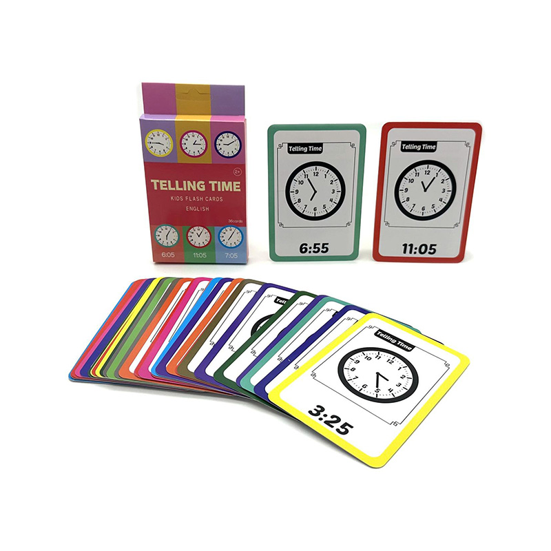 Ensemble de cartes flash d'apprentissage de l'anglais pour enfants