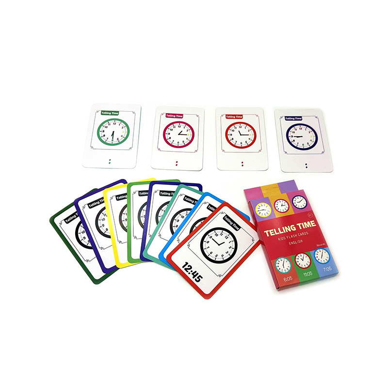 Ensemble de cartes flash d'apprentissage de l'anglais pour enfants
