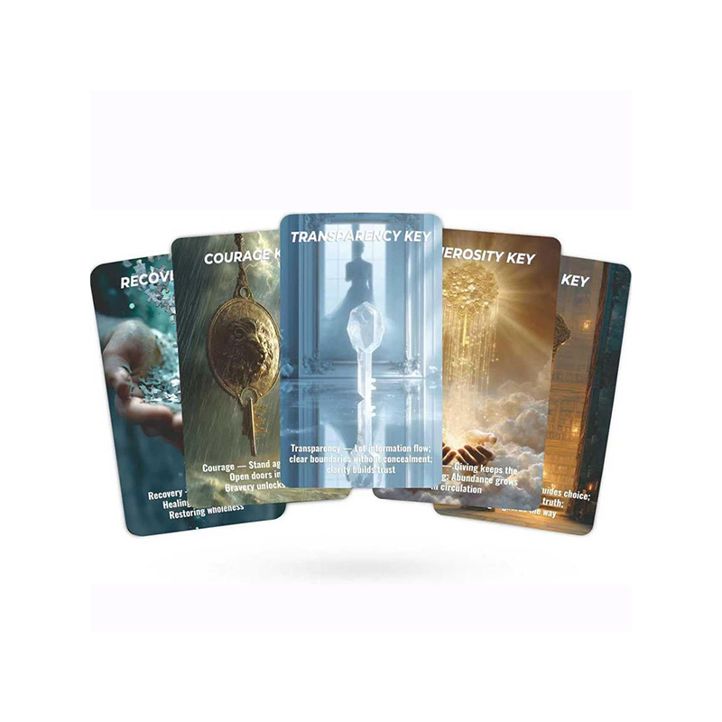 Jeu de cartes de tarot Oracle clé
