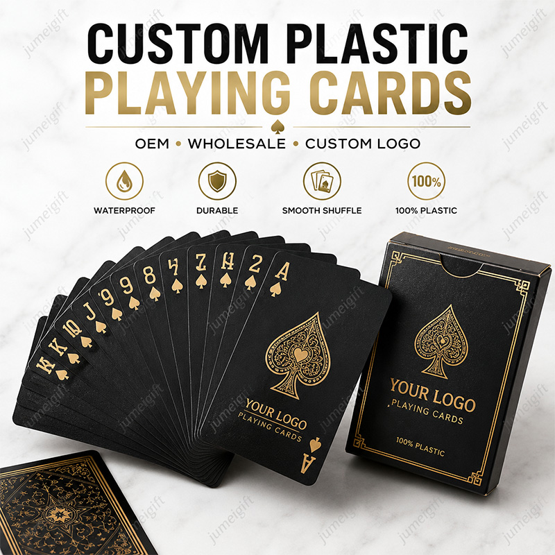 Cartes à jouer en plastique de qualité supérieure