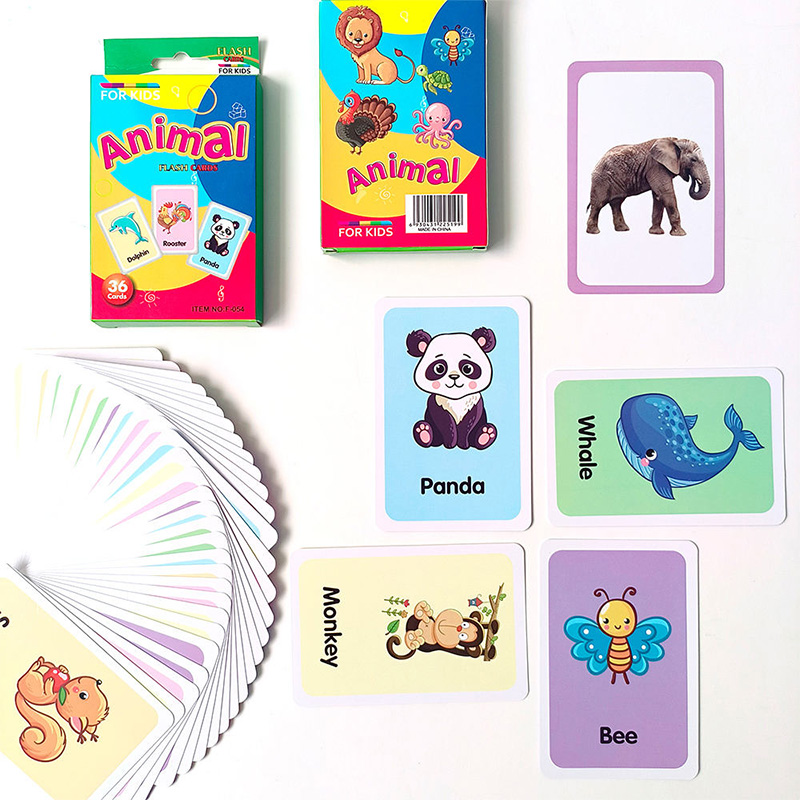 Ensemble de cartes flash d'apprentissage thématique