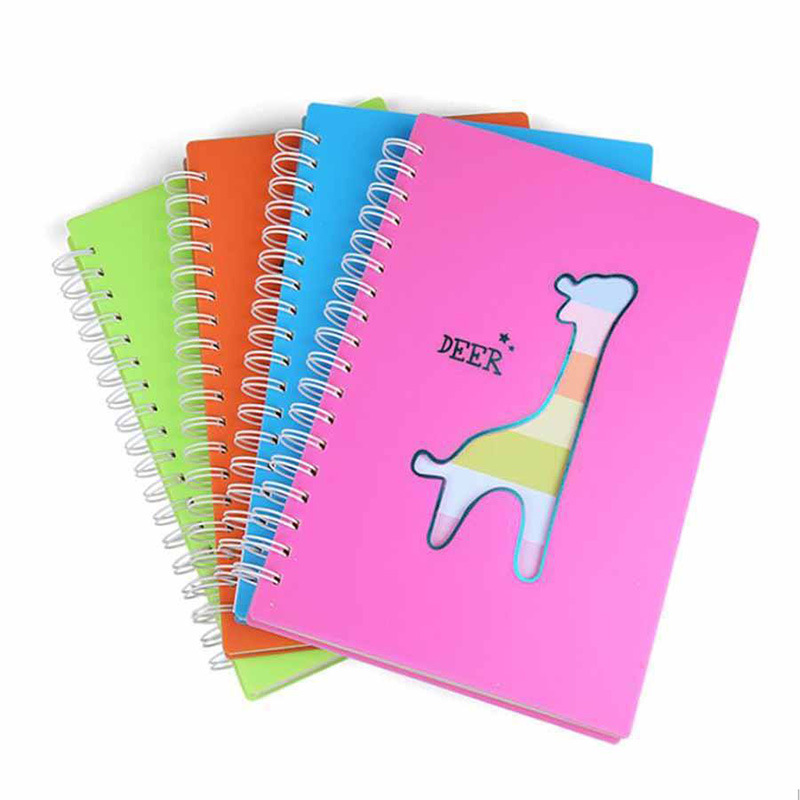 Cute Smile Face Mini Spiral Notebook