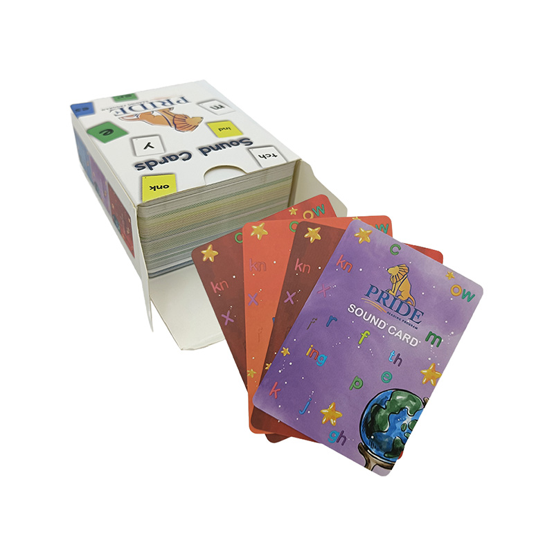 Cartes éducatives de reconnaissance sonore