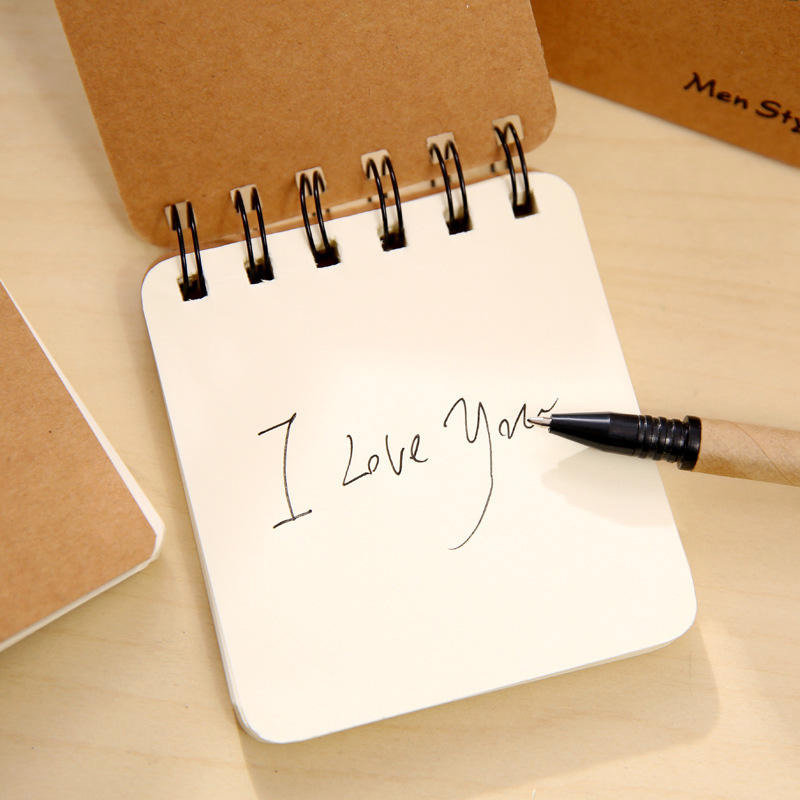 Vintage Gentleman Mini Spiral Notebook