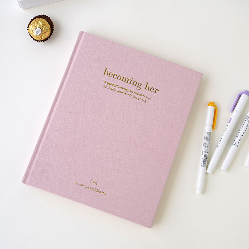 Guided Feminine Energy Journal Notebook