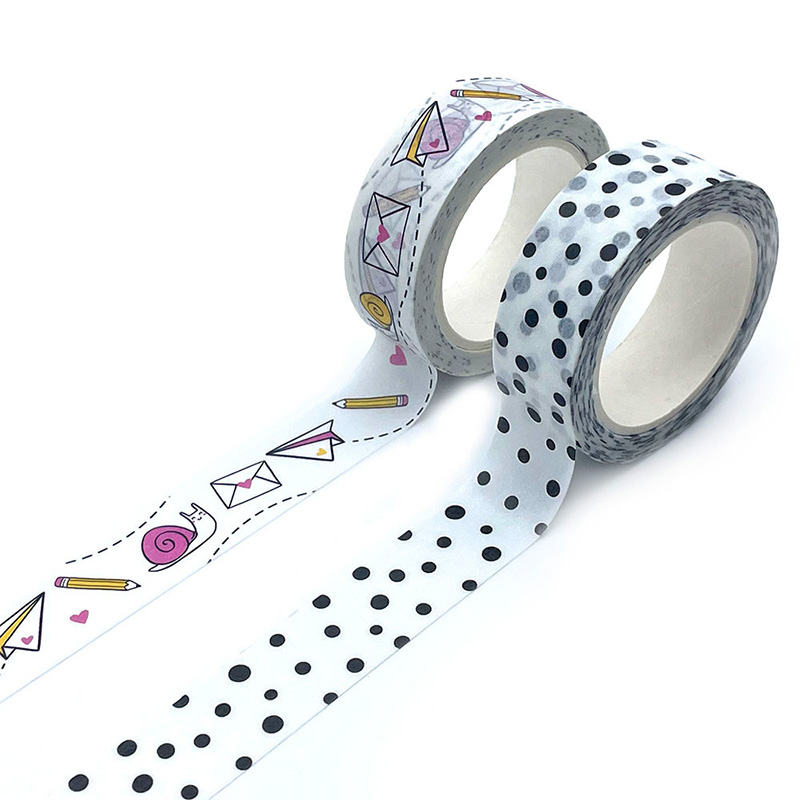 Multi Design Printed Washi Tape Set for Journaling Decoration