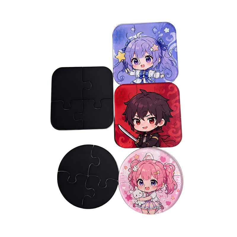 Aimants magnétiques de réfrigérateur enduits d'époxyde acrylique faits sur commande de 3mm avec des conceptions mignonnes