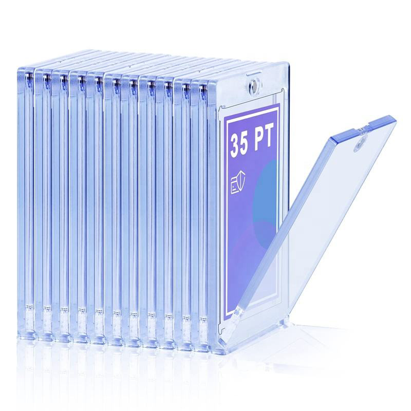 Porte-cartes à collectionner magnétique en acrylique avec étui de protection d'affichage transparent