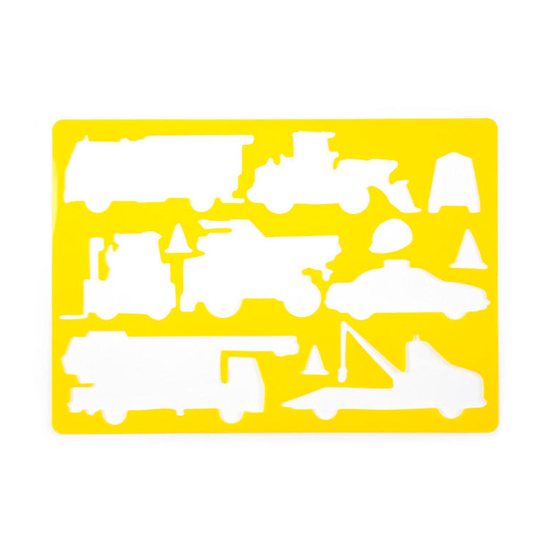 5-Piece Kids Drawing Stencil Template Set