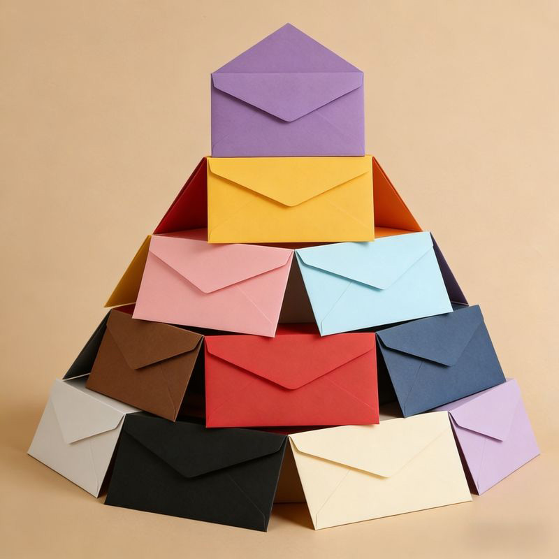 Mini Colorful Envelope Set with Custom Logo Printing