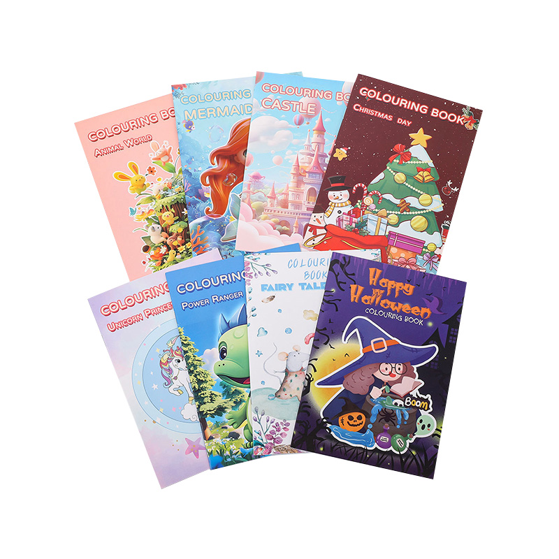 Kids Themed Coloring Book Set